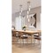 Z-Lite Alton Chandelier, 5-Light, 12 In.W x 14.25 In.H, Modern Gold/Clear+Frosted 824P-5R-MGLD - alternate 2